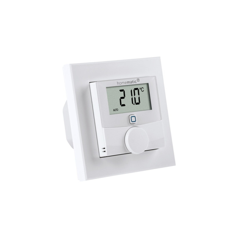 Homematic IP Smart Home Wandthermostat mit Schaltausgang (HmIP-BWTH)(weiß, für Markenschalter 230V)