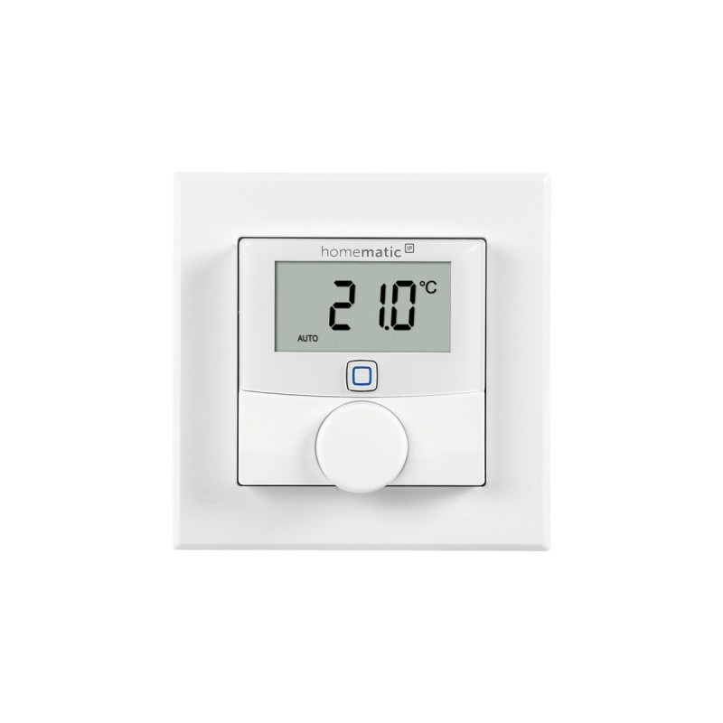 Homematic IP Smart Home Wandthermostat mit Schaltausgang (HmIP-BWTH)(weiß, für Markenschalter 230V)
