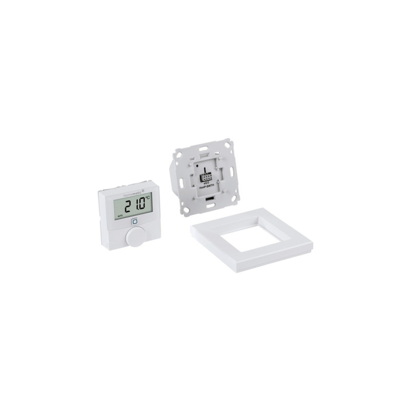 Homematic IP Smart Home Wandthermostat mit Schaltausgang (HmIP-BWTH)(weiß, für Markenschalter 230V)