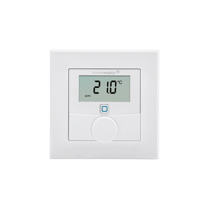 Homematic IP Wandthermostat mit Luftfeuchtigkeitssensor (HMIP-WTH-1)(weiß)