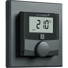 Homematic IP Wandthermostat mit Luftfeuchtigkeitssensor (HmIP-WTH-A)(anthrazit)