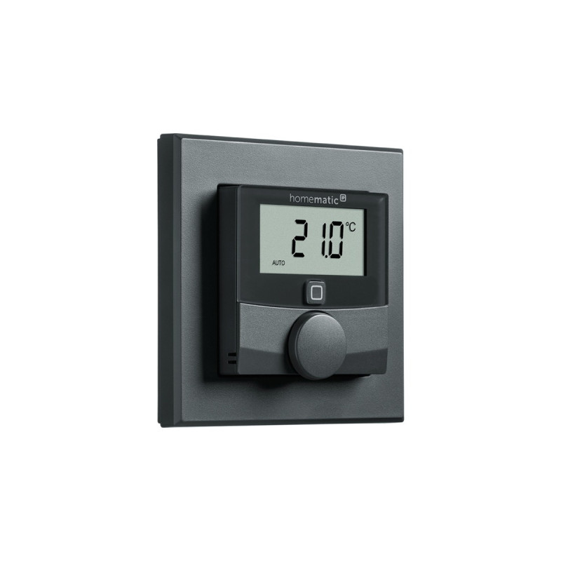 Homematic IP Wandthermostat mit Luftfeuchtigkeitssensor (HmIP-WTH-A)(anthrazit)