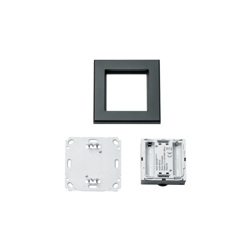 Homematic IP Wandthermostat mit Luftfeuchtigkeitssensor (HmIP-WTH-A)(anthrazit)