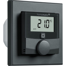 Homematic IP Wandthermostat mit Schaltausgang (HmIP-BWTH-A)(anthrazit, für Markenschalter 230V)