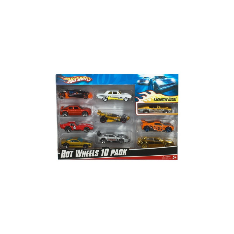 Hot Wheels 10er Geschenkset Sortiment, Spielfahrzeug