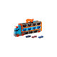 Hot Wheels 2-in-1 Rennbahn-Transporter, Spielfahrzeug(blau/orange)