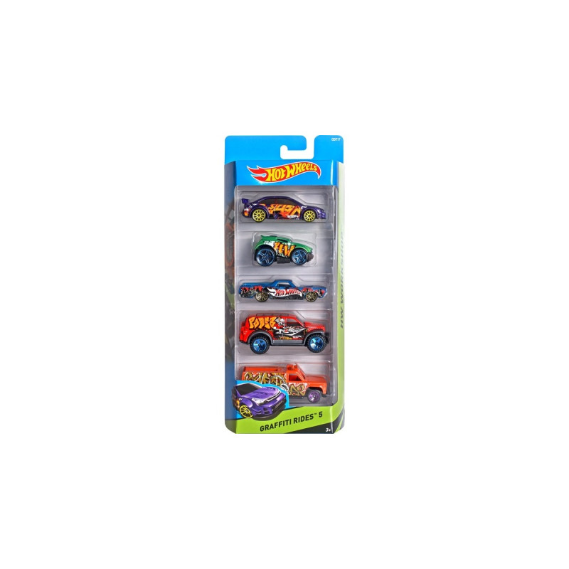 Hot Wheels 5er Geschenkset Sortiment, Spielfahrzeug