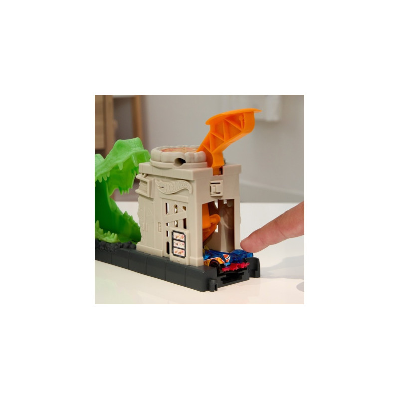 Hot Wheels City Nemesis Gator Pizza Shop, Rennbahn(inkl. 1 Spielzeugauto)