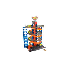 Hot Wheels City Power-Parkgarage Spielset, Spielgebäude(Inkl. Fahrzeug)