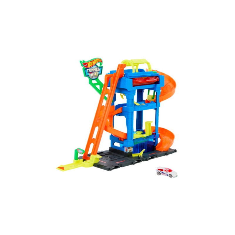 Hot Wheels City Tunnel Twist Waschanlage, Spielgebäude