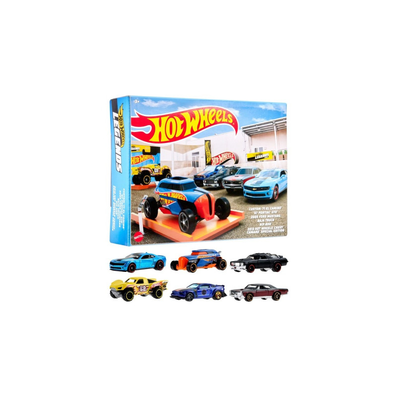 Hot Wheels Legends Themed Multipack, Spielfahrzeug(6er-Pack)