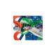 Hot Wheels Megacity Parkgarage mit T-Rex-Angriff, Spielgebäude(Inkl. 2 Hot Wheels Fahrzeuge)