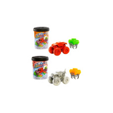 Hot Wheels Monster Trucks Color Reveal Battle 2er-Pack, Spielfahrzeug