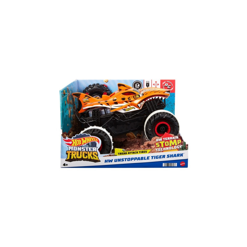 Hot Wheels RC Monster Trucks Tiger Shark 1:15