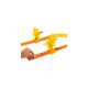 Hot Wheels Track Builder Lightning Boost Pack, Rennbahn(inkl. 1 Spielzeugauto)
