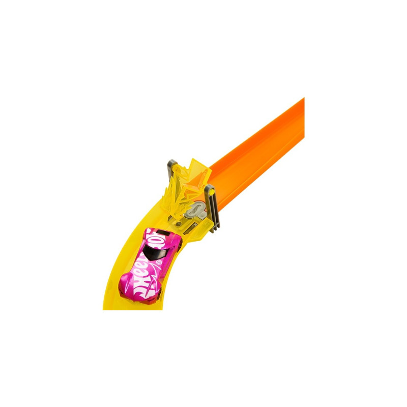 Hot Wheels Track Builder Lightning Boost Pack, Rennbahn(inkl. 1 Spielzeugauto)