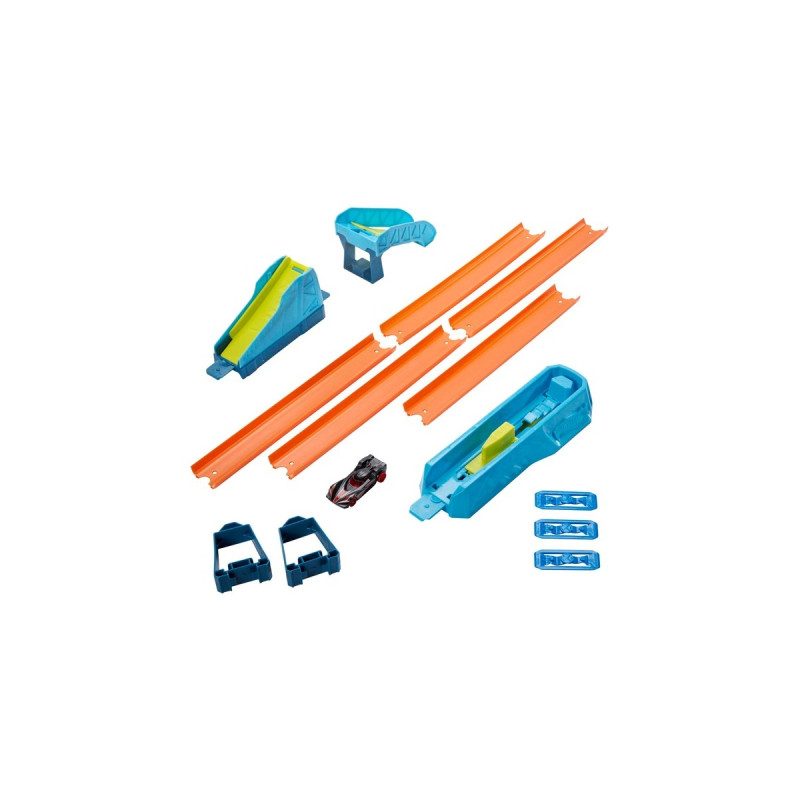 Hot Wheels Track Builder Unlimited Weitsprung-Set, Rennbahn