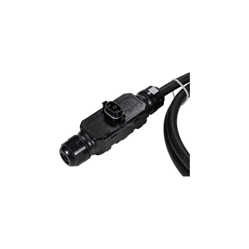 Hoymiles AC-Trunk T-Knoten für HMS-Wechselrichter + 10AWG Kabel 2 Meter, 0%(schwarz, 0% MWST, für Hoymiles HMS Wechselrichter)