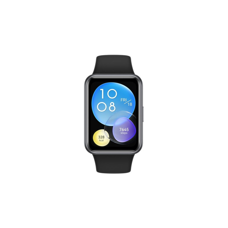 Huawei Watch FIT 2 Active, Smartwatch(schwarz, Silikonarmband in Midnight Black, Outlet)