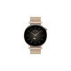 Huawei Watch GT 3, Smartwatch(schwarz/gold, 42mm; Armband: Gold, Milanaise-Armband)