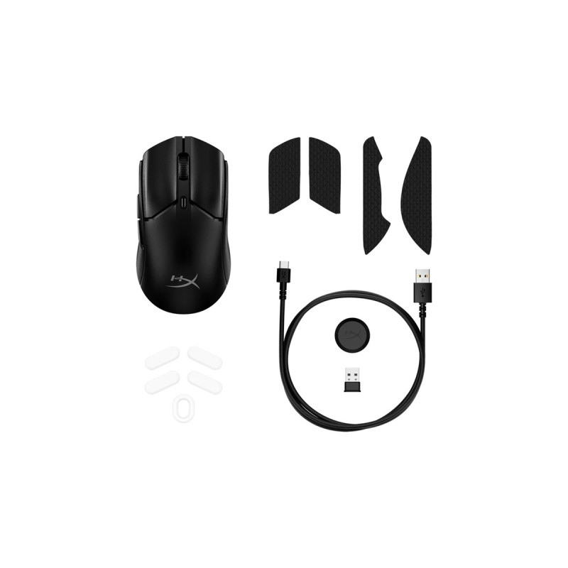 HyperX Pulsefire Haste 2, Gaming-Maus(schwarz)