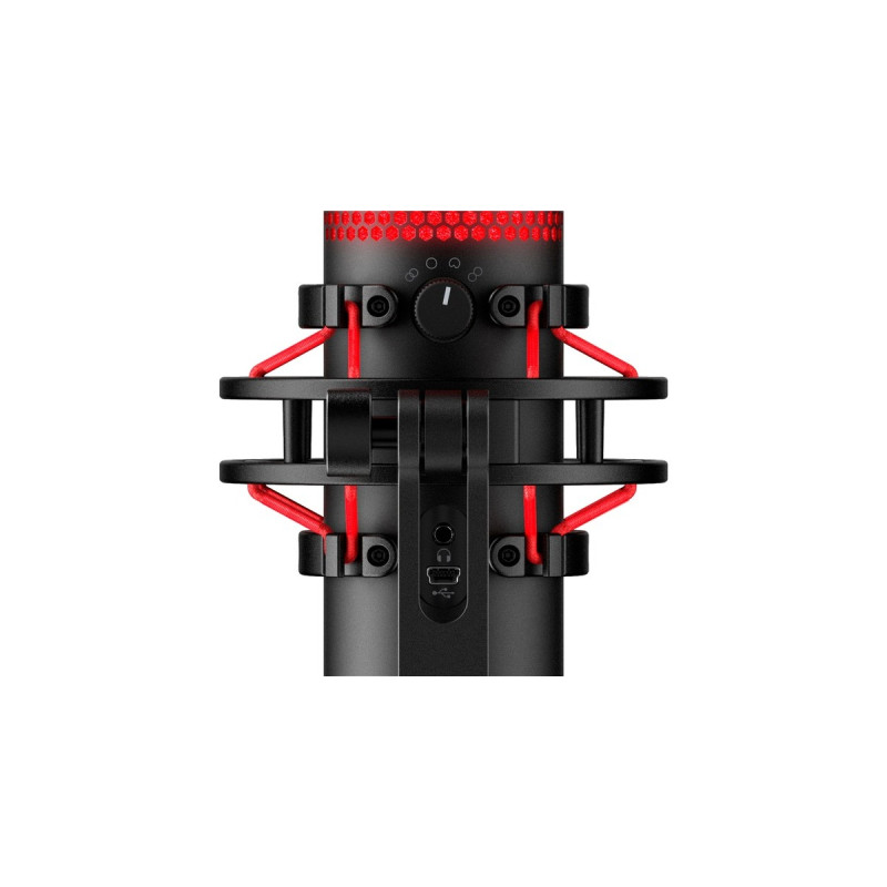 HyperX QuadCast, Mikrofon(schwarz/rot)