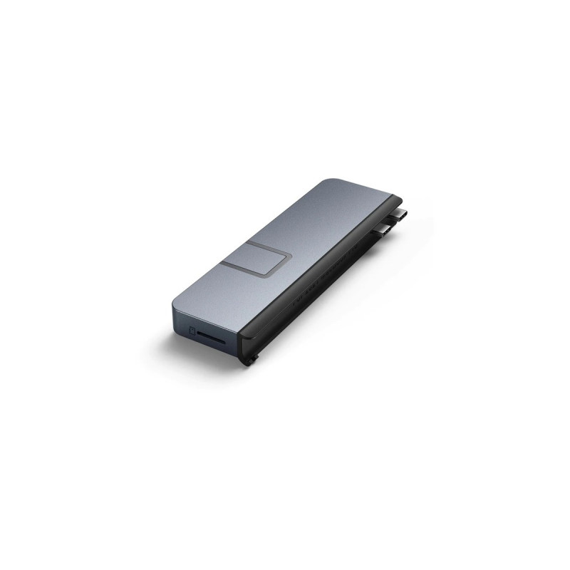 Hyper DUO PRO 7-in-2 USB-C Hub, Dockingstation(grau, USB-C, HDMI, USB4)