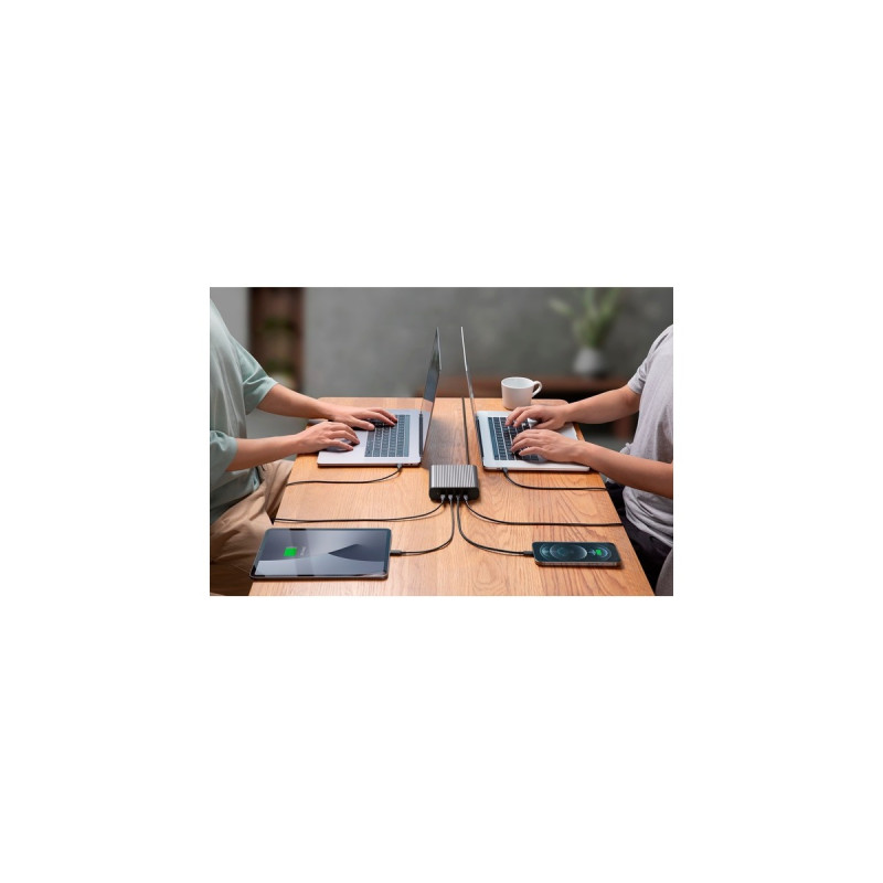 Hyper Juice 245W GaN Desktop Charger, Ladegerät(silber)