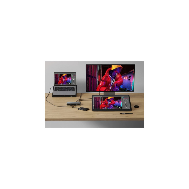 Hyper Thunderbolt 4 Dock, Dockingstation(aluminium/schwarz)