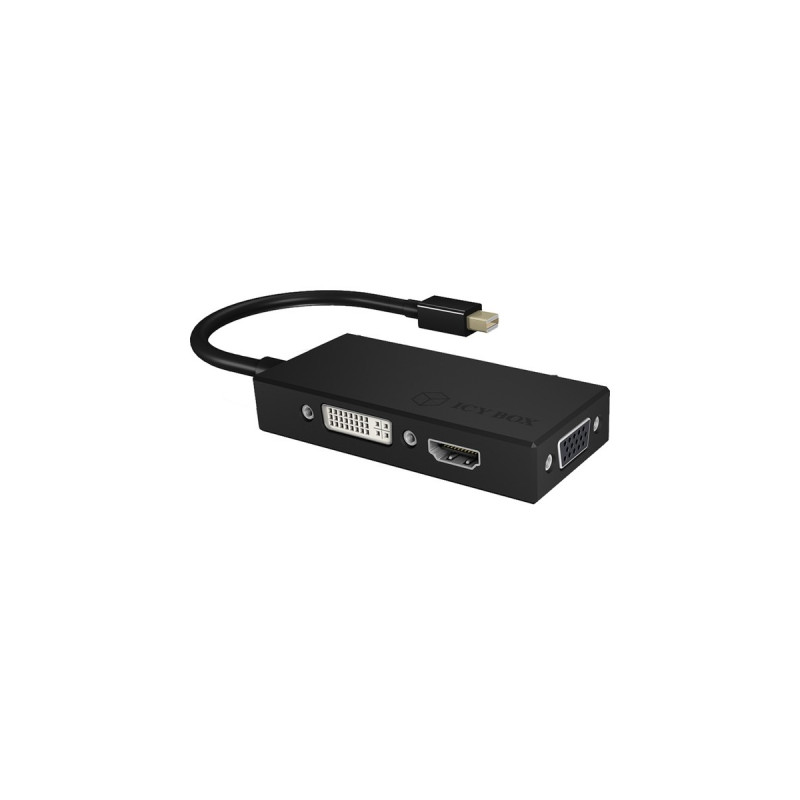 HDMI / DVI-D / VGA(schwarz, 8,7 cm)