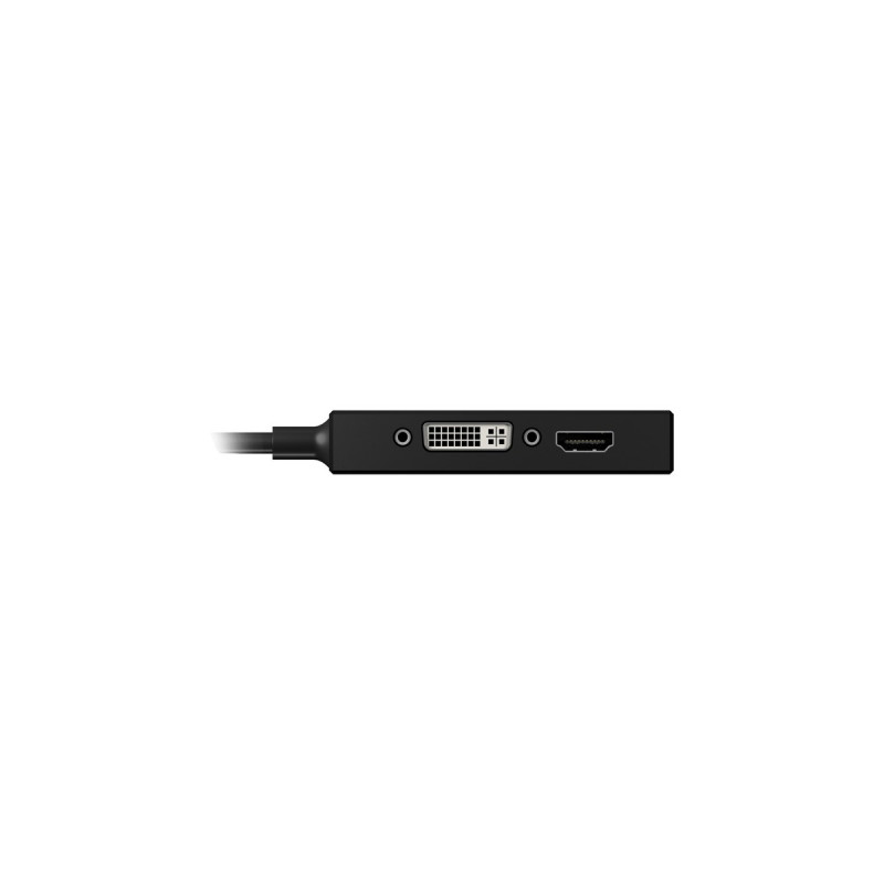 HDMI / DVI-D / VGA(schwarz, 8,7 cm)