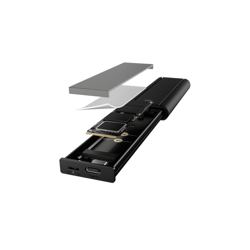 ICY BOX IB-1807MT-C31, Laufwerksgehäuse(schwarz)