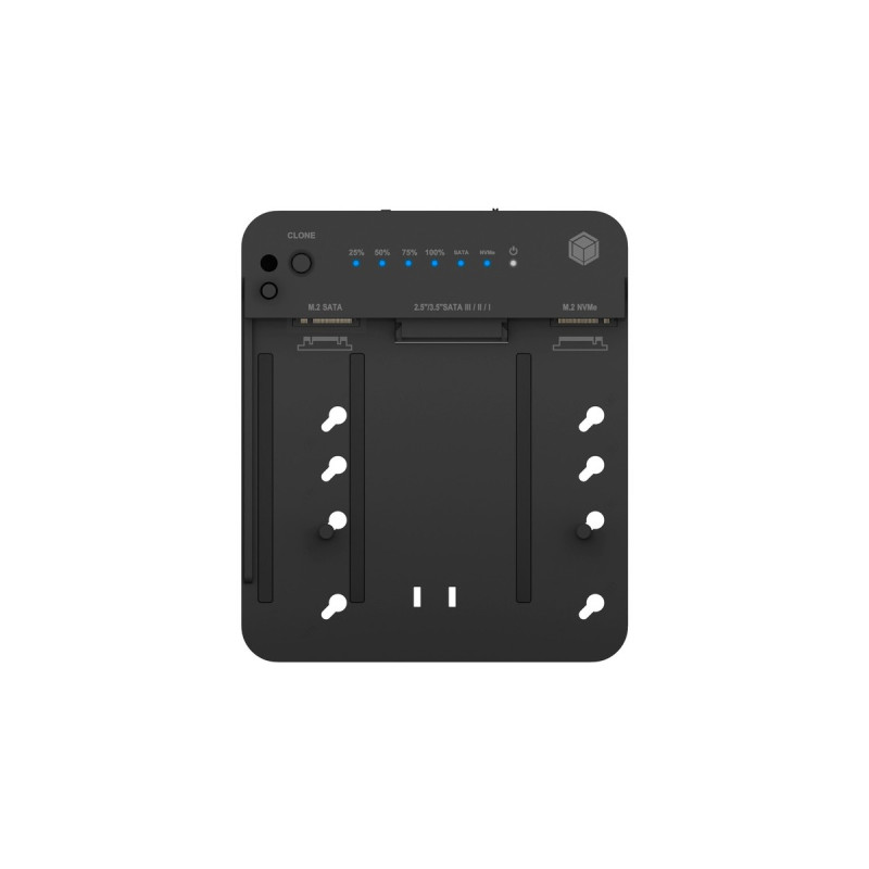 ICY BOX IB-2915MSCL-C31 CloneStation & DockingStation(M.2 NVME & SATA 2.5''/3.5'' SSD/HDD)
