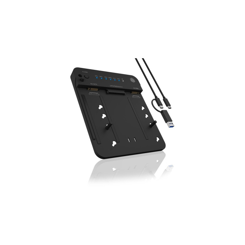 ICY BOX IB-2915MSCL-C31 CloneStation & DockingStation(M.2 NVME & SATA 2.5''/3.5'' SSD/HDD)