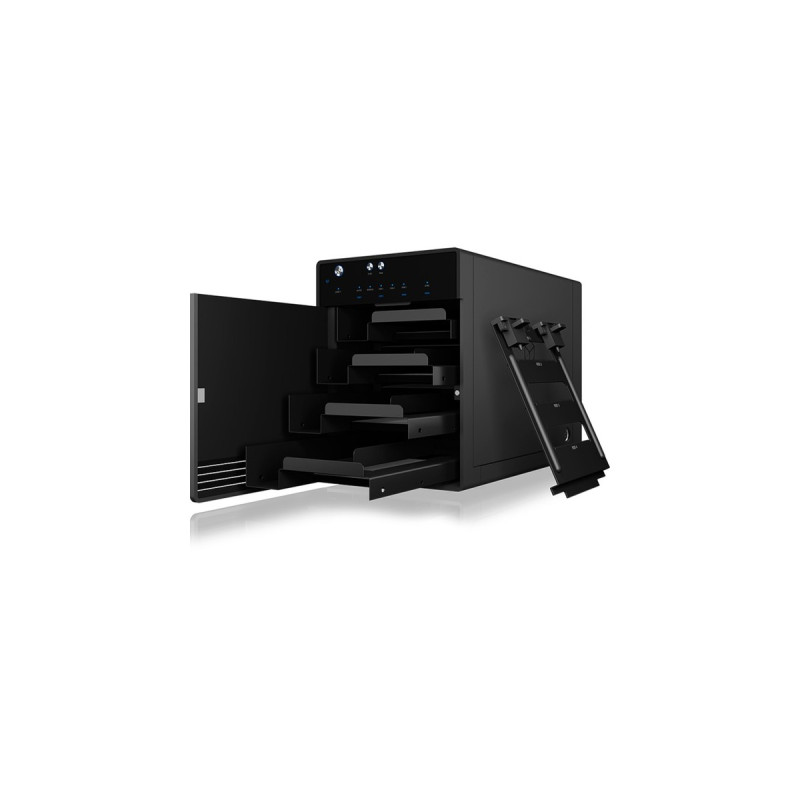 ICY BOX IB-3740-C31, Laufwerksgehäuse(schwarz)