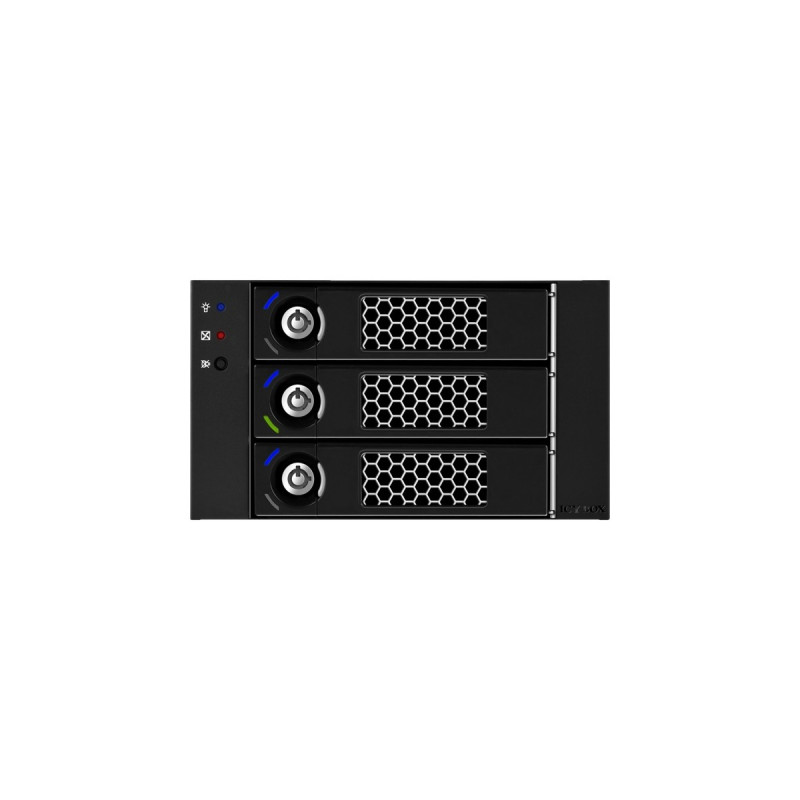 ICY BOX IB-553SSK, Wechselrahmen(schwarz)