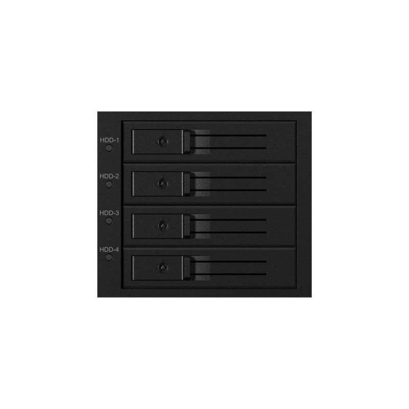 ICY BOX IB-564SSK, Einbaurahmen(schwarz)