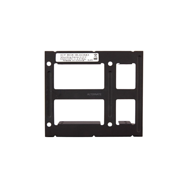 ICY BOX IB-AC643, Einbaurahmen(schwarz)