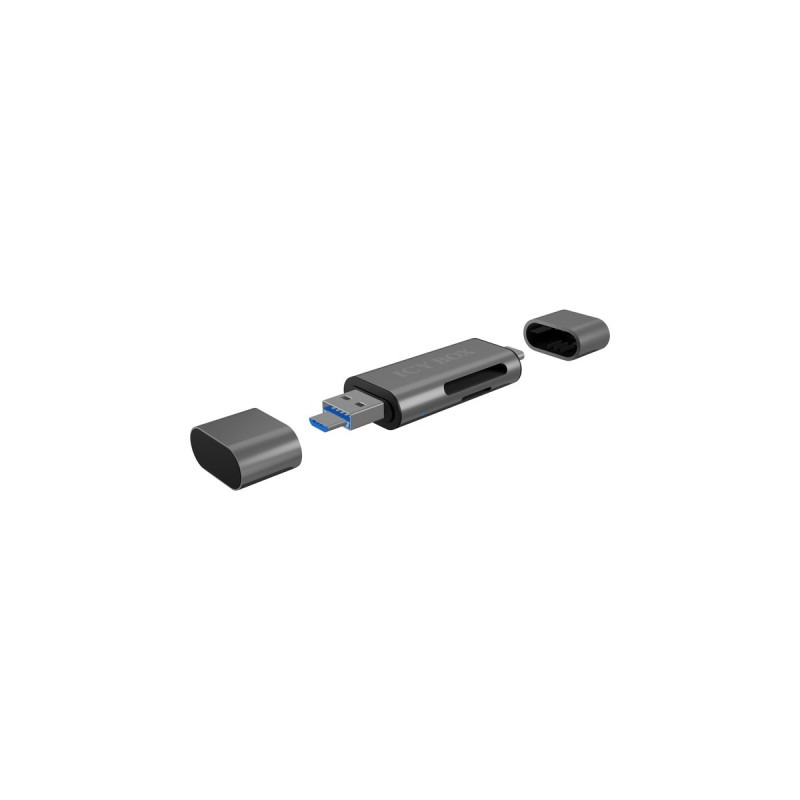 ICY BOX IB-CR200-C USB Type-C, Kartenleser(anthrazit)