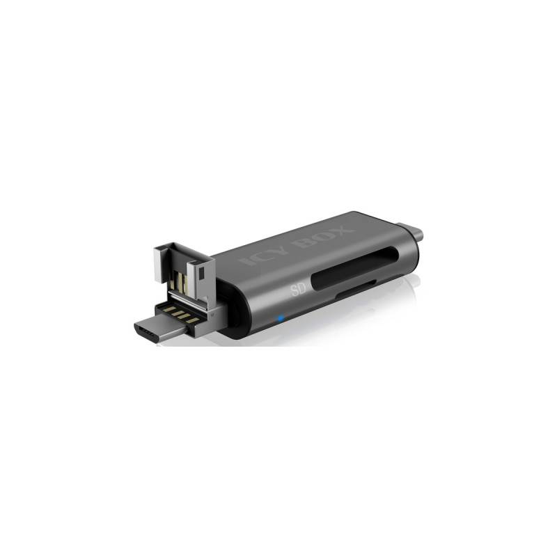 ICY BOX IB-CR201-C3, Kartenleser(anthrazit)