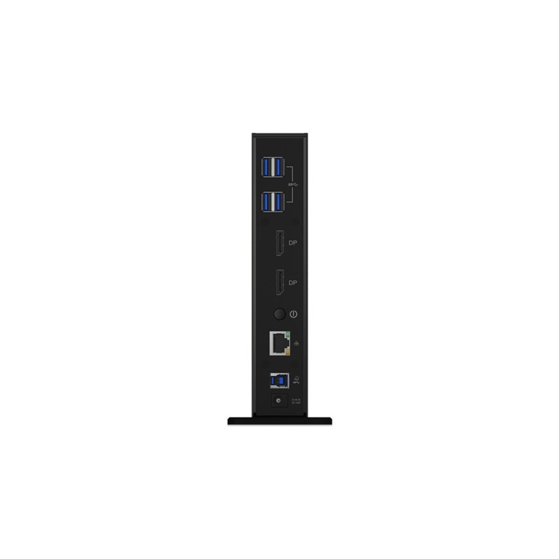 ICY BOX IB-DK2242AC, Dockingstation(schwarz, DisplayPort, USB, RJ45)