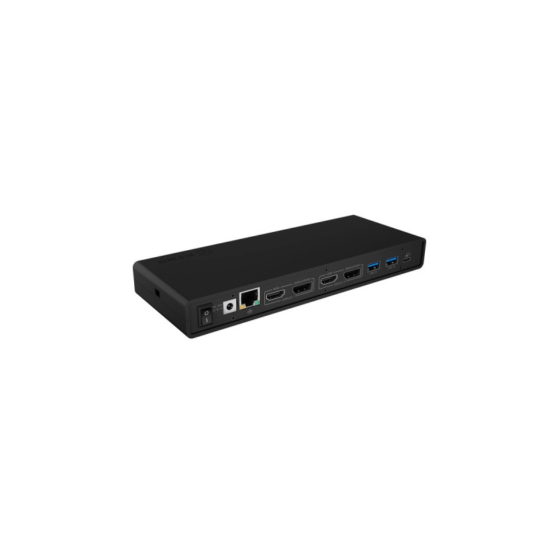 ICY BOX IB-DK2245AC, Dockingstation(grau, USB-C, HDMI, DisplayPort)