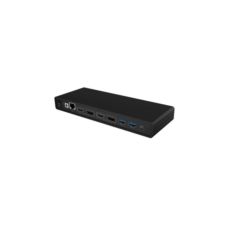 ICY BOX IB-DK2245AC, Dockingstation(grau, USB-C, HDMI, DisplayPort)