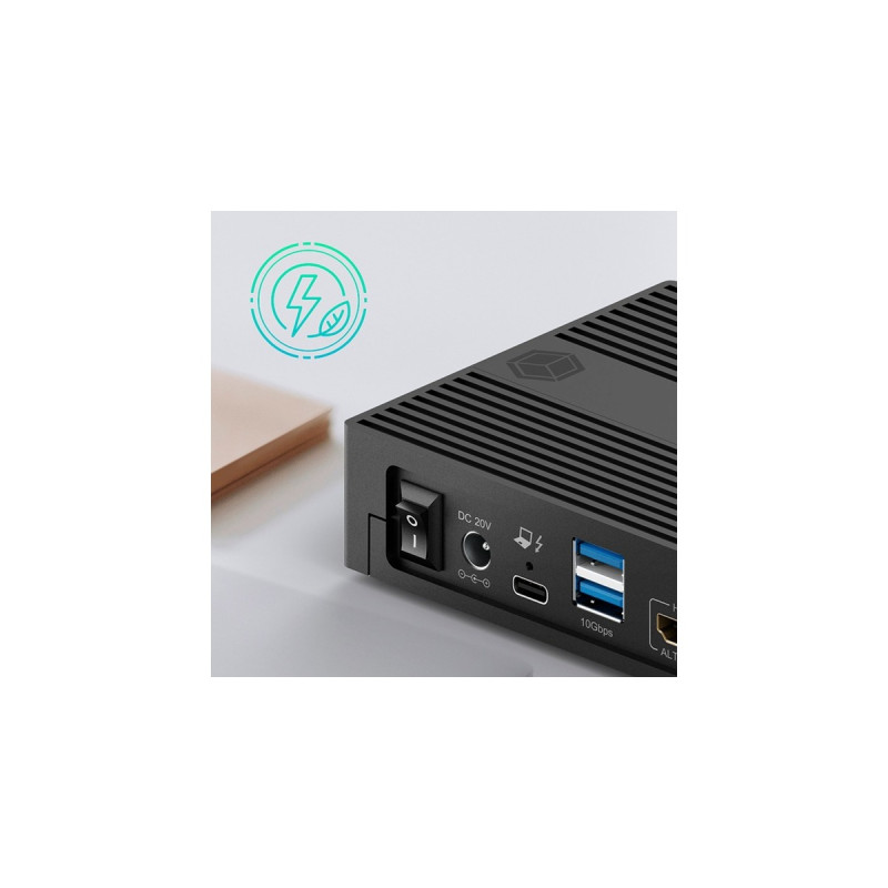 ICY BOX IB-DK2246AC, Dockingstation(schwarz, USB-C, HDMI, DisplayPort)
