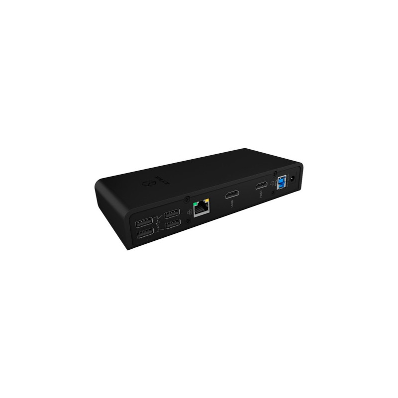 ICY BOX IB-DK2251AC, Dockingstation(schwarz, USB, HDMI, USB-C)