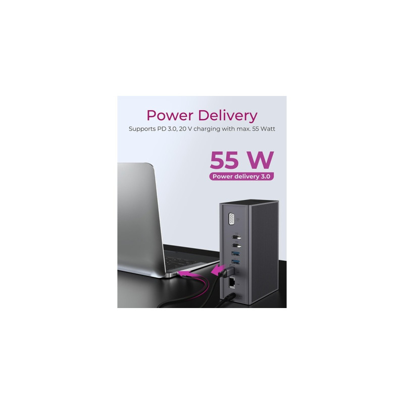 ICY BOX IB-DK2262AC, Dockingstation(schwarz)