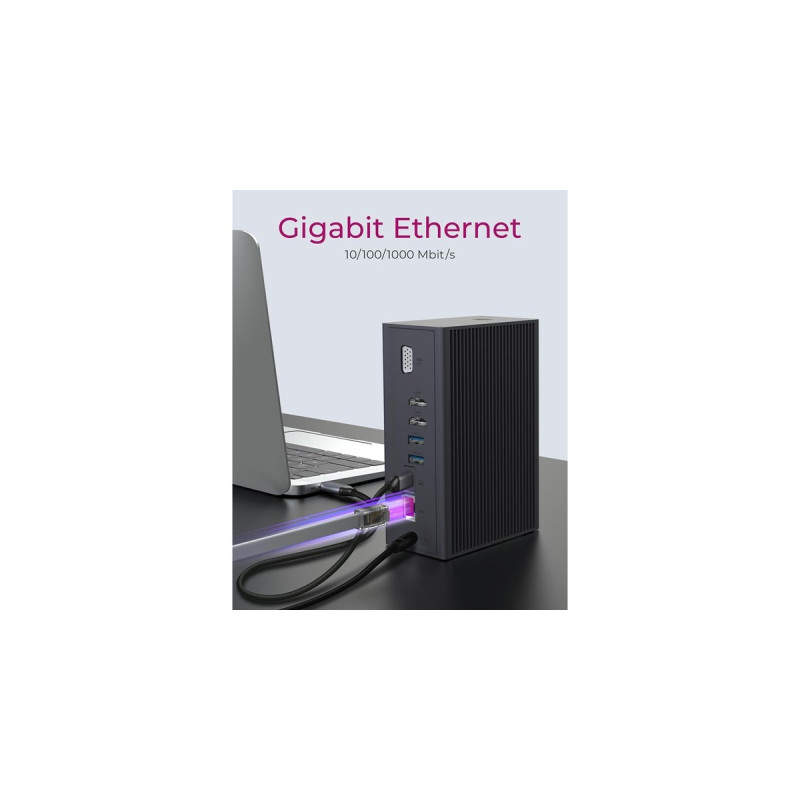 ICY BOX IB-DK2262AC, Dockingstation(schwarz)