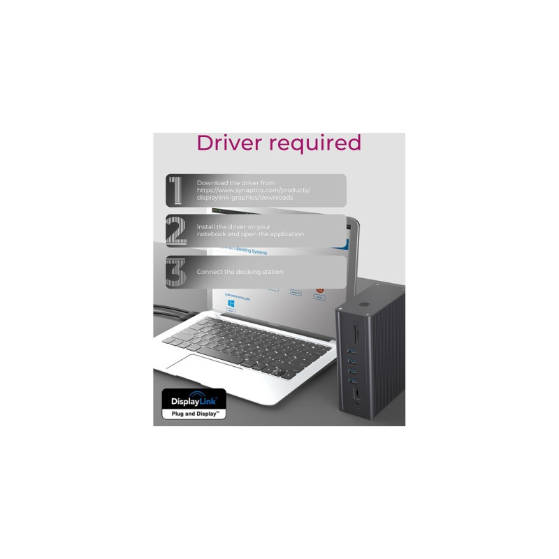 ICY BOX IB-DK2262AC, Dockingstation(schwarz)