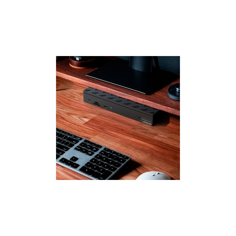 ICY BOX IB-DK2288AC, Dockingstation(anthrazit, USB-C, USB-A, HDMI, DisplayPort, RJ45)