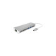 ICY BOX IB-DK4034-CPD, Dockingstation(silber, USB-C, HDMI, USB, SD)